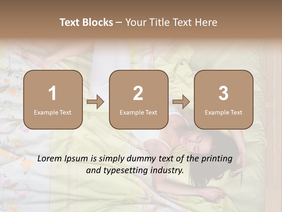Young Happiness Awake PowerPoint Template
