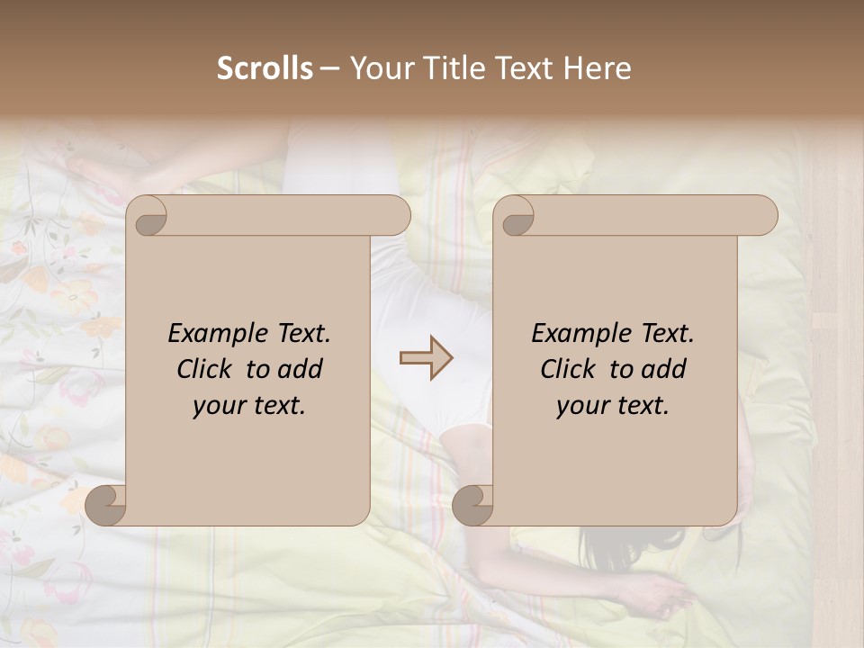Young Happiness Awake PowerPoint Template