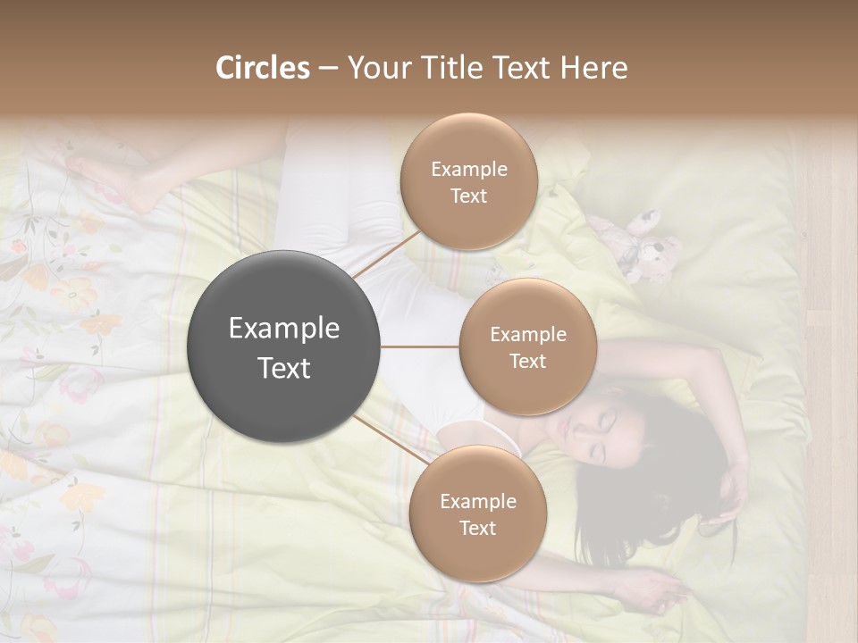 Young Happiness Awake PowerPoint Template