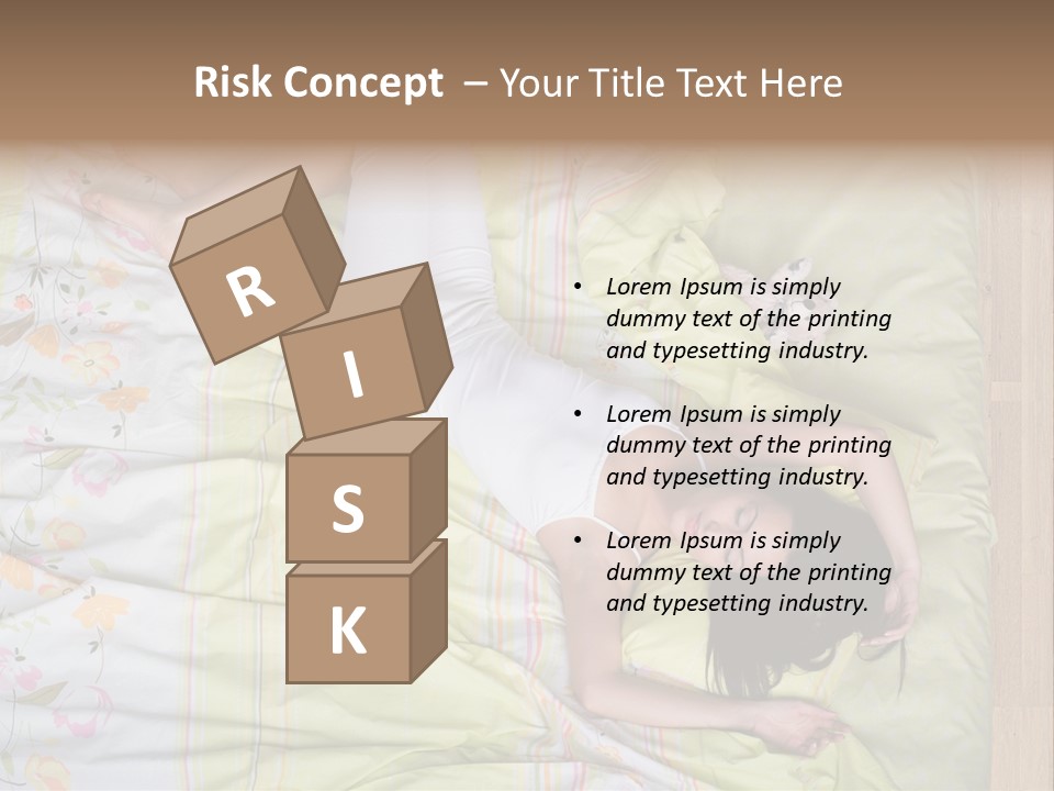 Young Happiness Awake PowerPoint Template