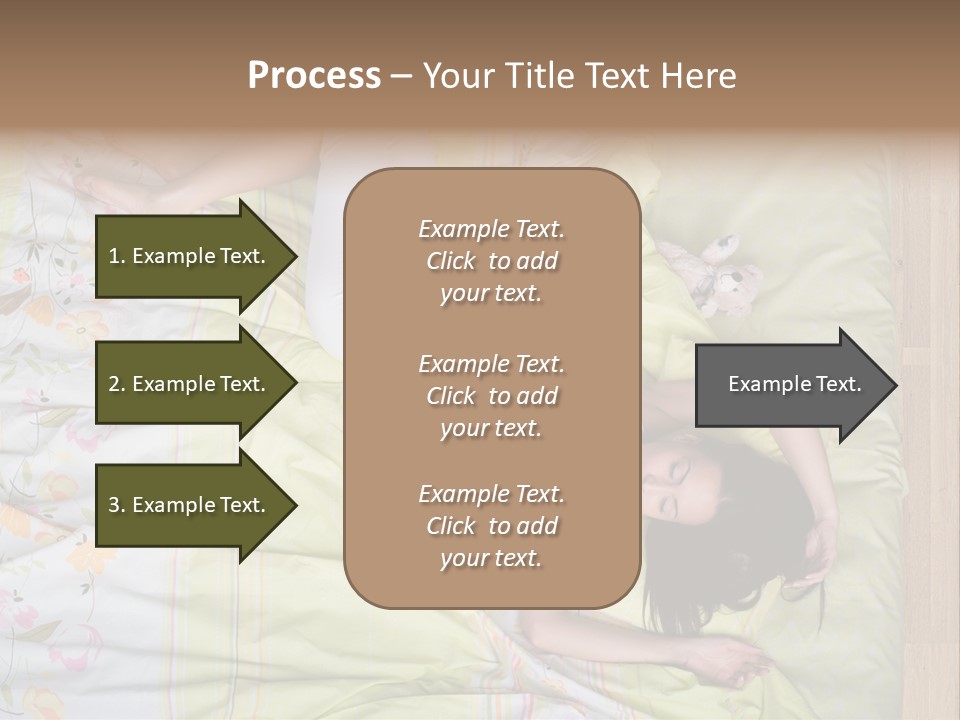 Young Happiness Awake PowerPoint Template