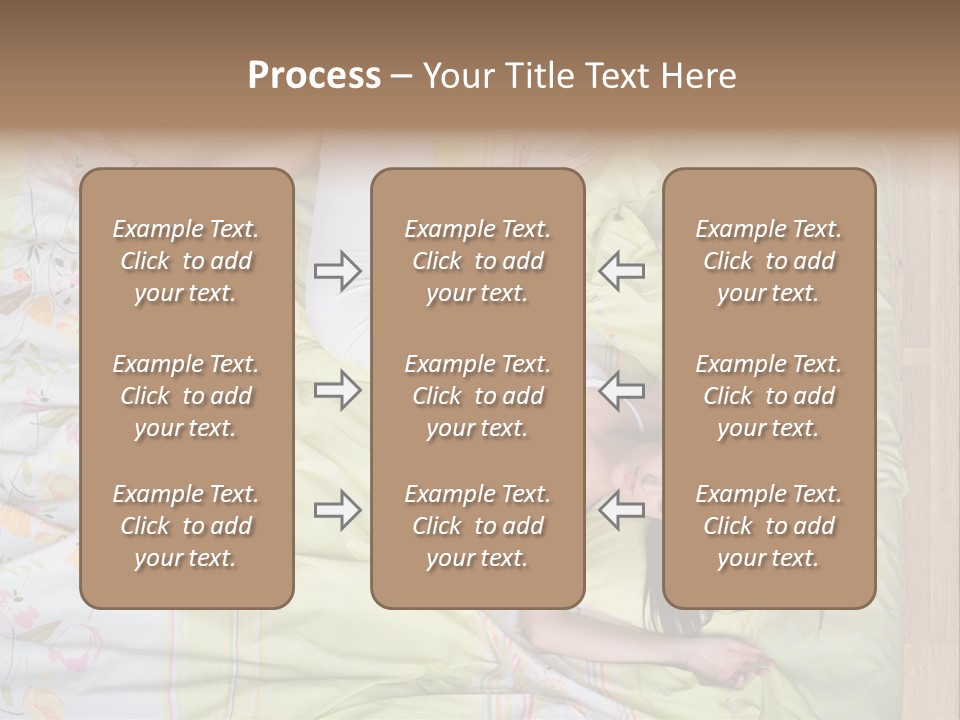 Young Happiness Awake PowerPoint Template