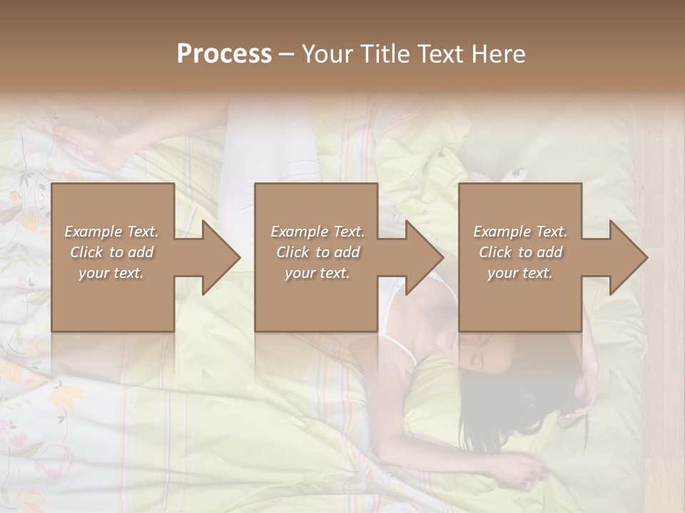 Young Happiness Awake PowerPoint Template