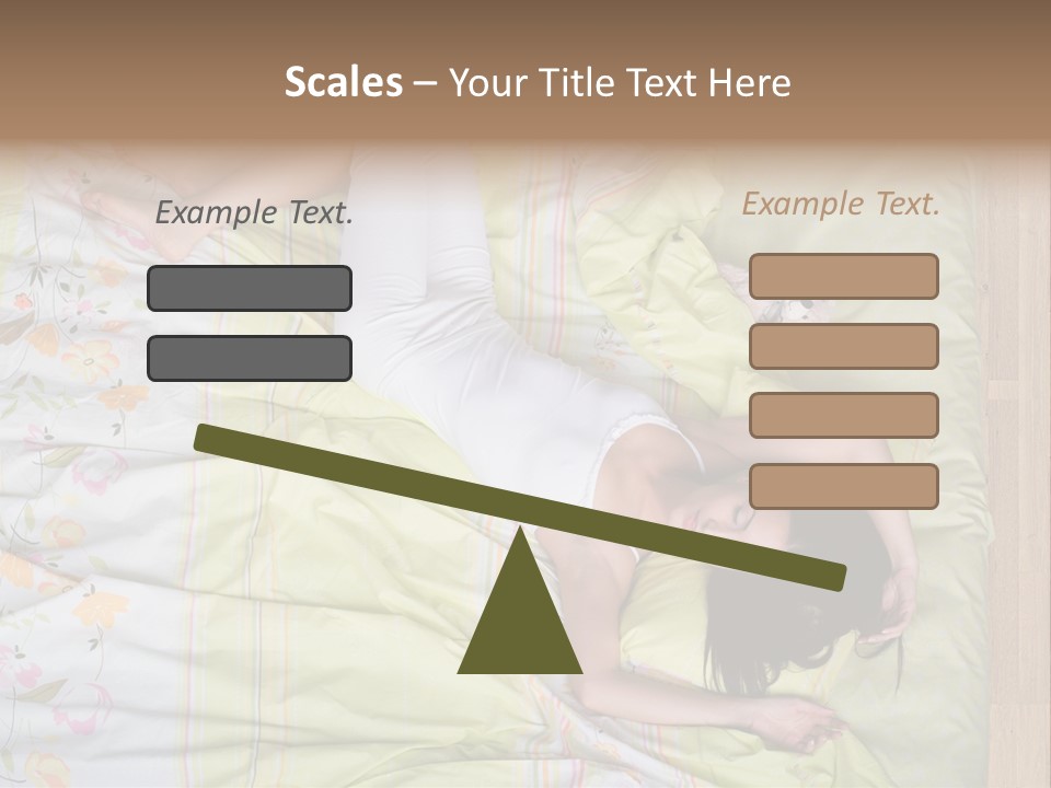 Young Happiness Awake PowerPoint Template