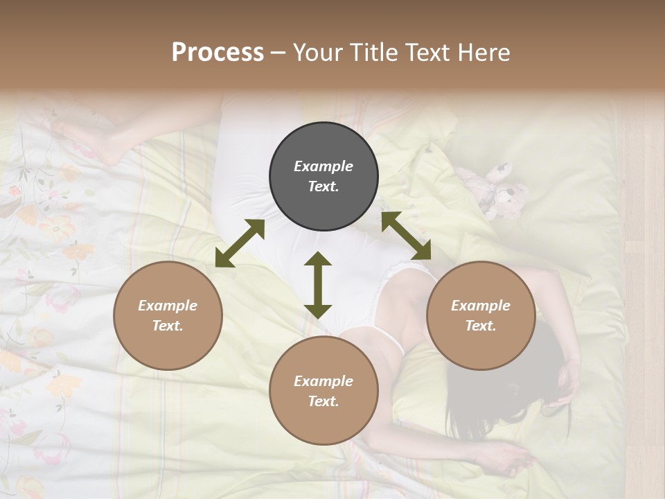 Young Happiness Awake PowerPoint Template