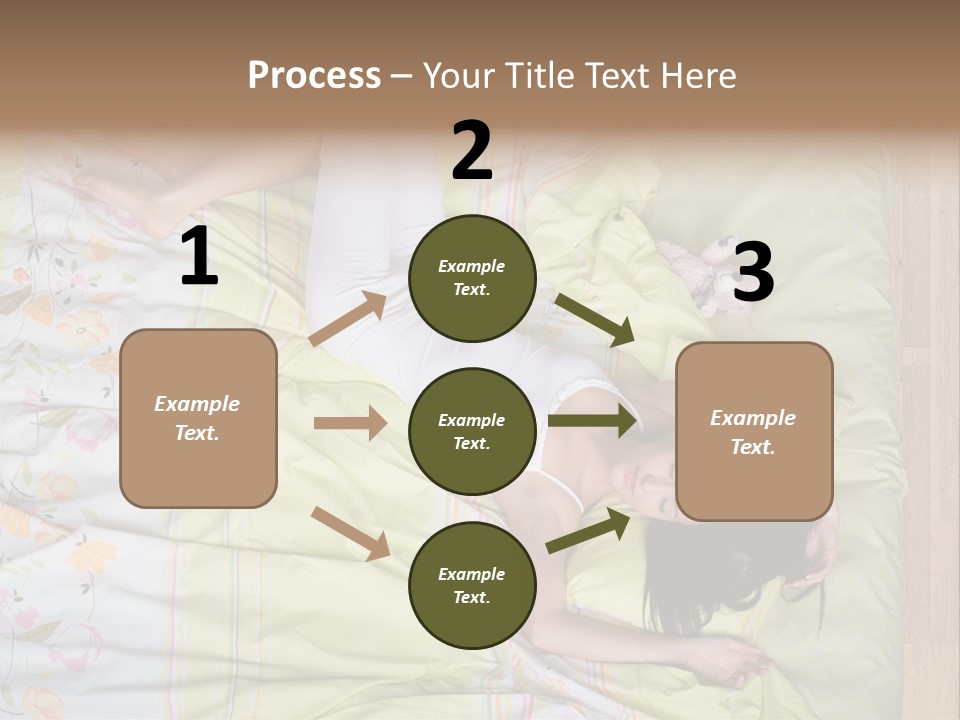 Young Happiness Awake PowerPoint Template