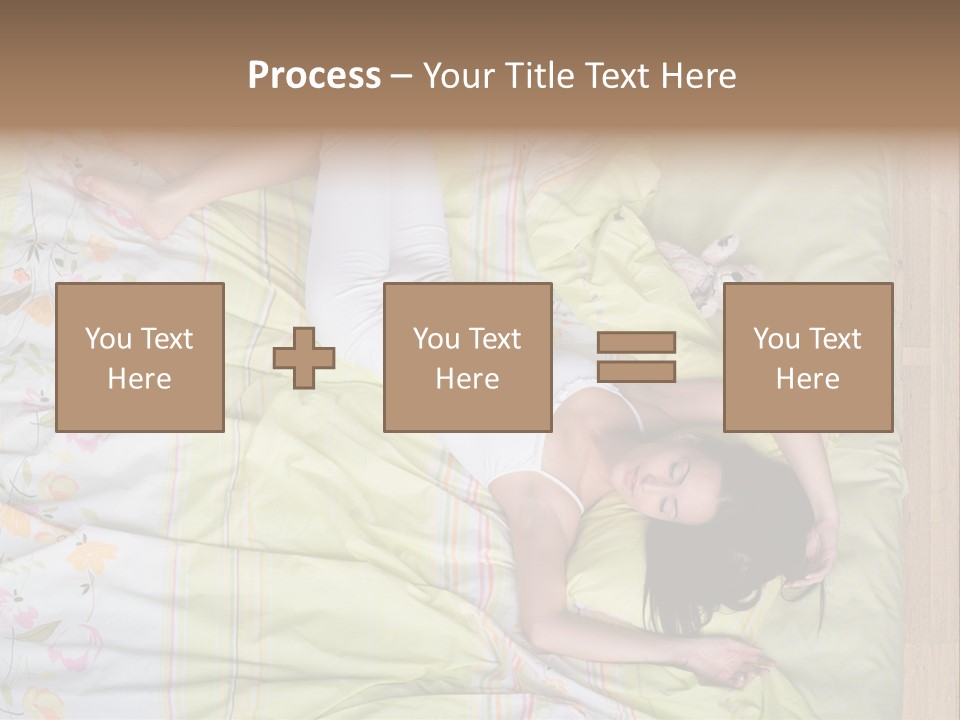 Young Happiness Awake PowerPoint Template