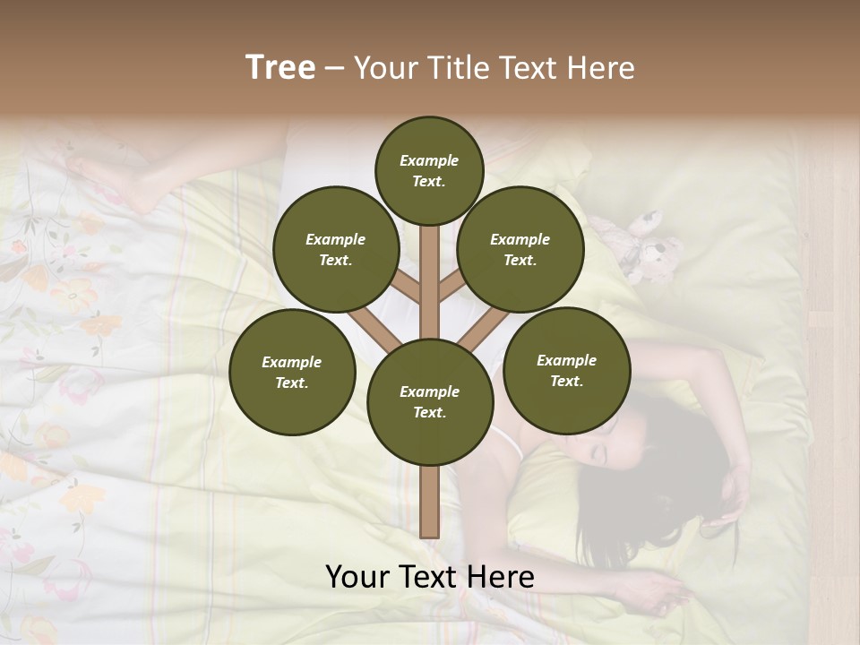 Young Happiness Awake PowerPoint Template