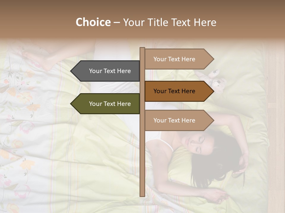 Young Happiness Awake PowerPoint Template