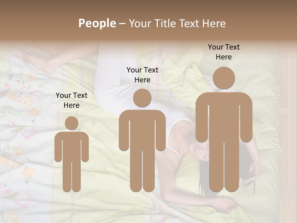 Young Happiness Awake PowerPoint Template