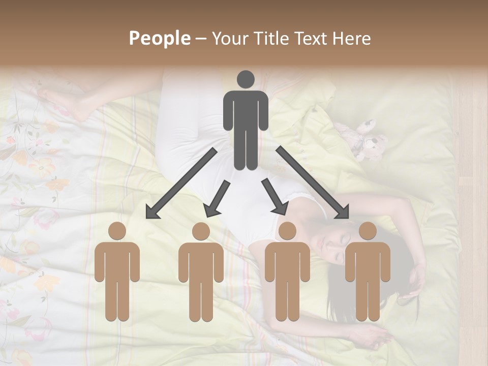 Young Happiness Awake PowerPoint Template