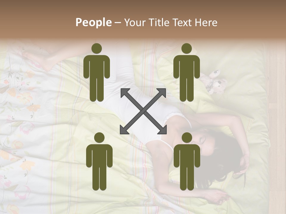 Young Happiness Awake PowerPoint Template