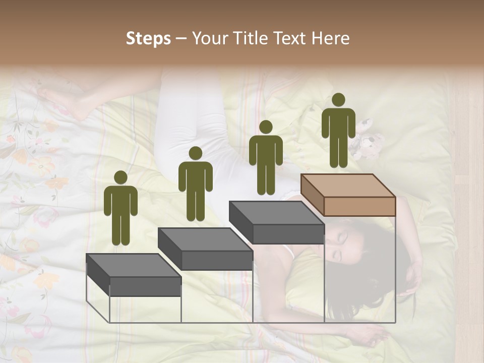 Young Happiness Awake PowerPoint Template