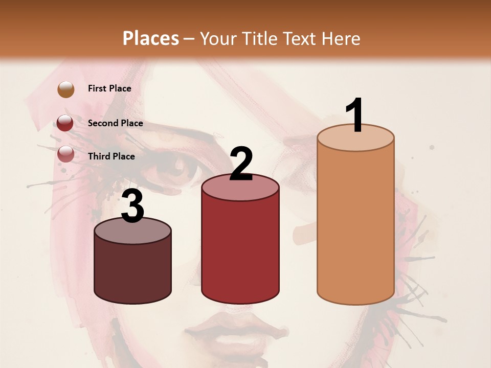 Shape Beautiful Beautiful Woman PowerPoint Template