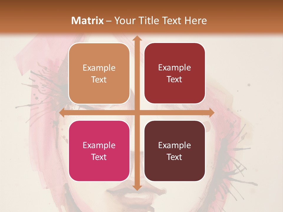 Shape Beautiful Beautiful Woman PowerPoint Template