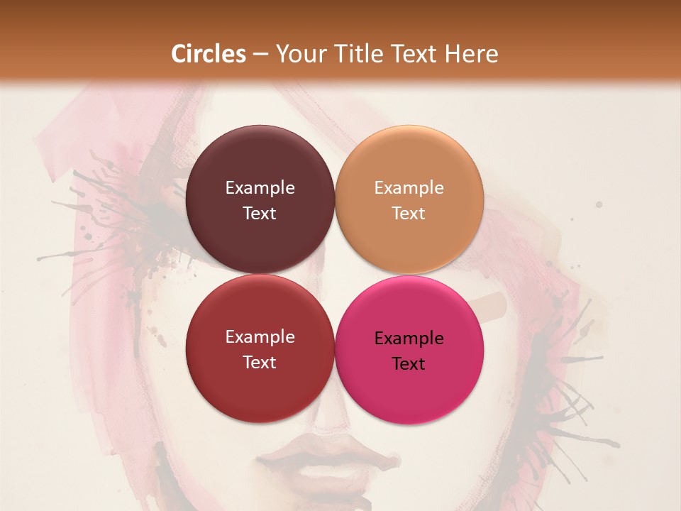 Shape Beautiful Beautiful Woman PowerPoint Template