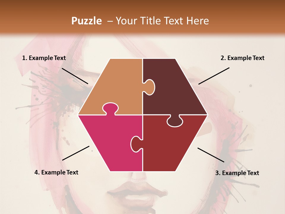 Shape Beautiful Beautiful Woman PowerPoint Template