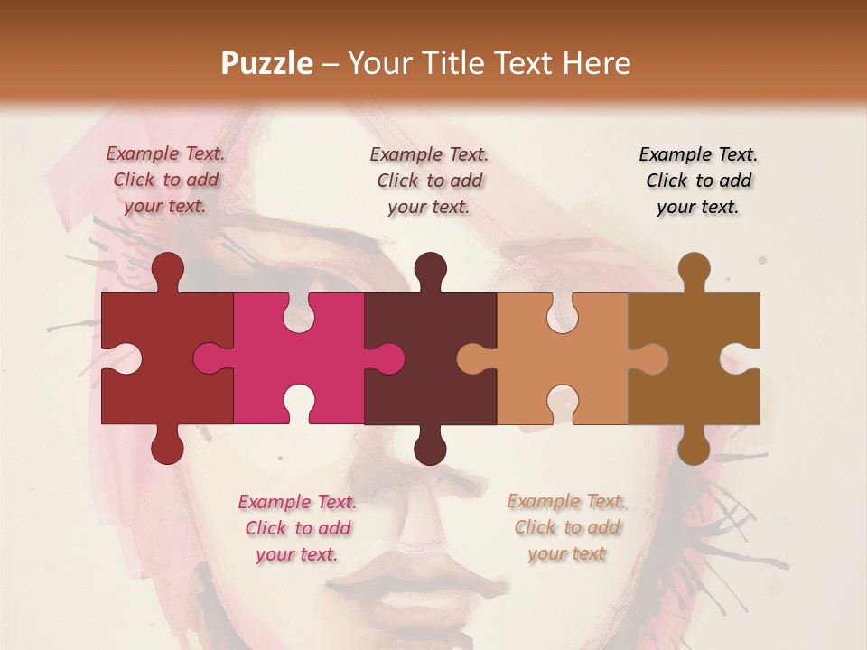 Shape Beautiful Beautiful Woman PowerPoint Template