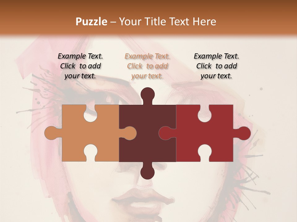 Shape Beautiful Beautiful Woman PowerPoint Template