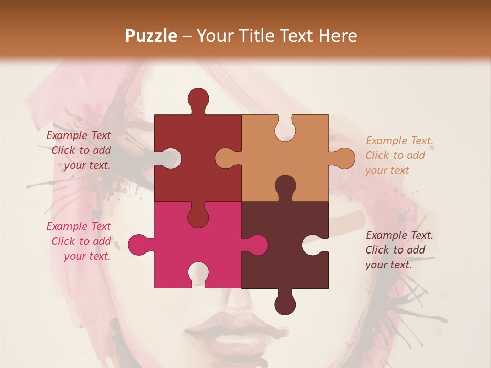 Shape Beautiful Beautiful Woman PowerPoint Template