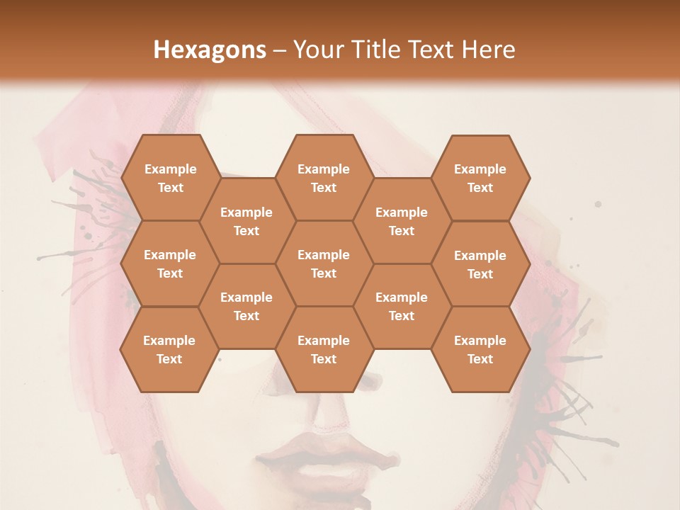 Shape Beautiful Beautiful Woman PowerPoint Template