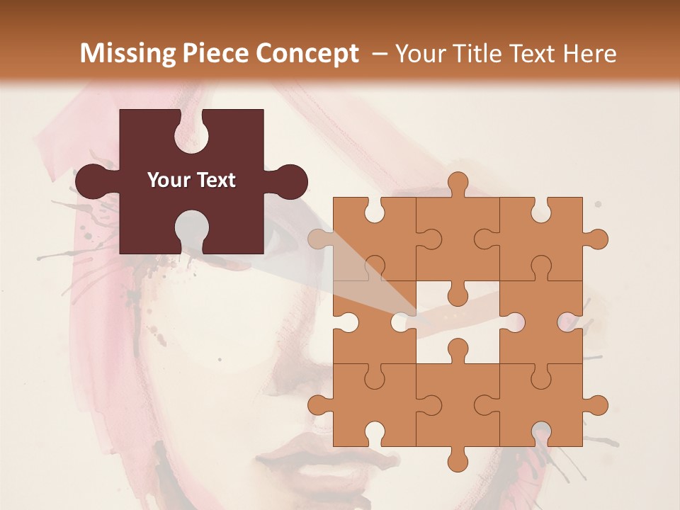 Shape Beautiful Beautiful Woman PowerPoint Template