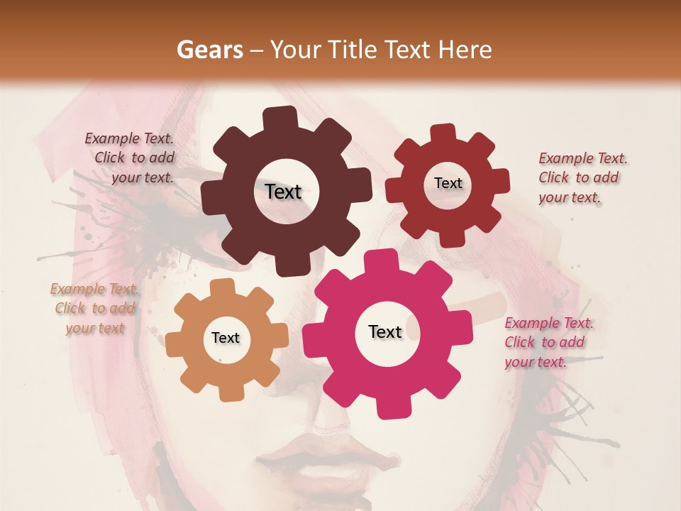 Shape Beautiful Beautiful Woman PowerPoint Template