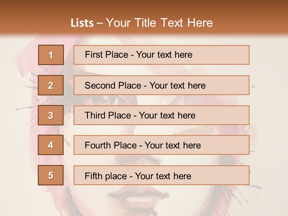 Shape Beautiful Beautiful Woman PowerPoint Template