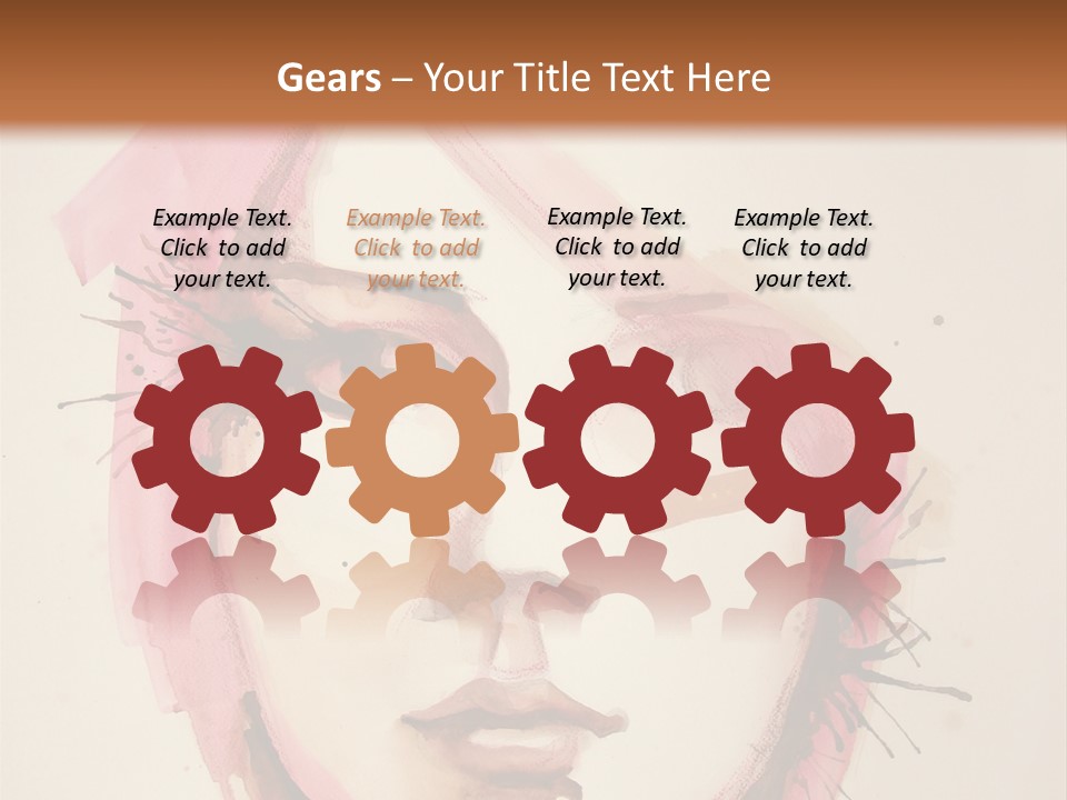 Shape Beautiful Beautiful Woman PowerPoint Template