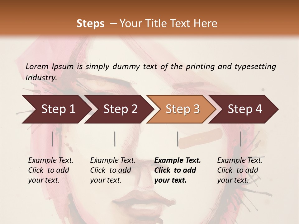 Shape Beautiful Beautiful Woman PowerPoint Template