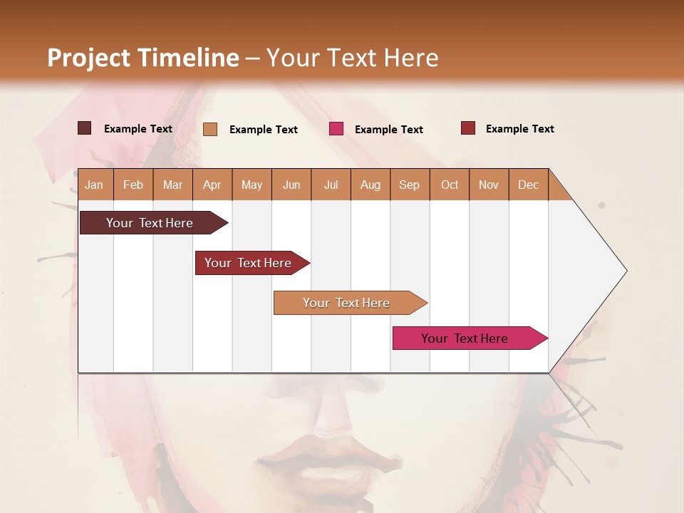Shape Beautiful Beautiful Woman PowerPoint Template