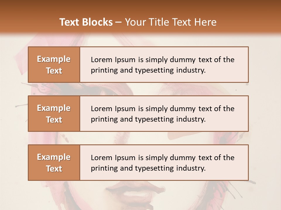 Shape Beautiful Beautiful Woman PowerPoint Template