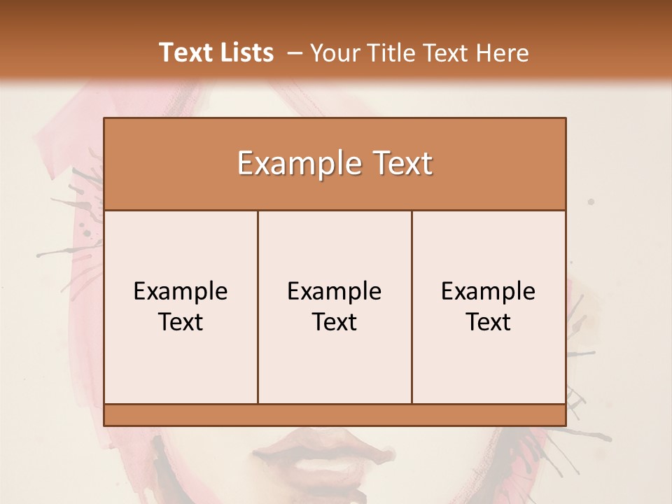Shape Beautiful Beautiful Woman PowerPoint Template