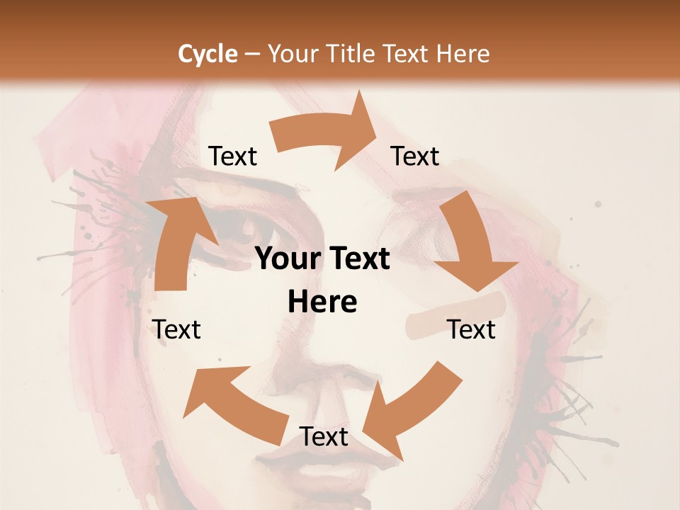 Shape Beautiful Beautiful Woman PowerPoint Template