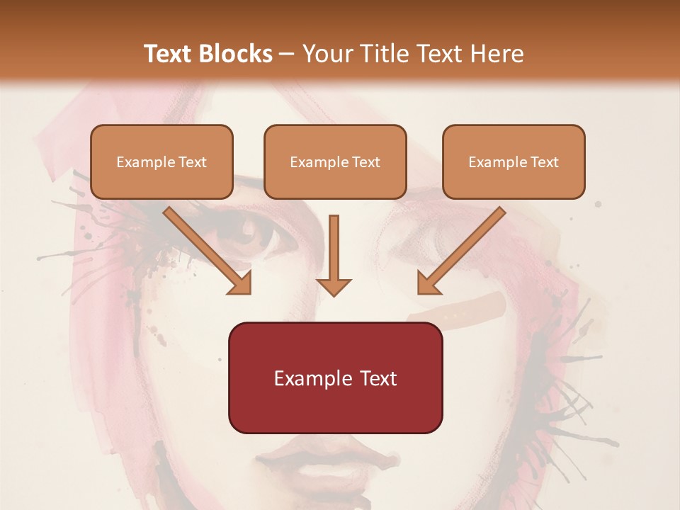 Shape Beautiful Beautiful Woman PowerPoint Template