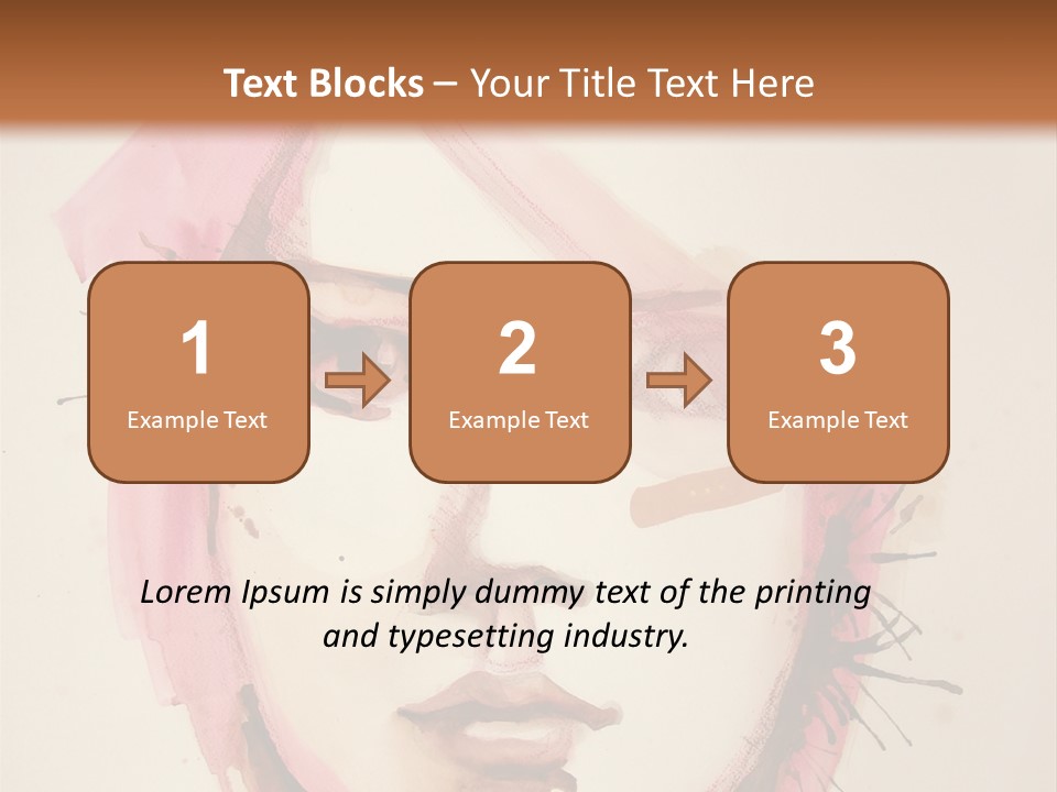 Shape Beautiful Beautiful Woman PowerPoint Template