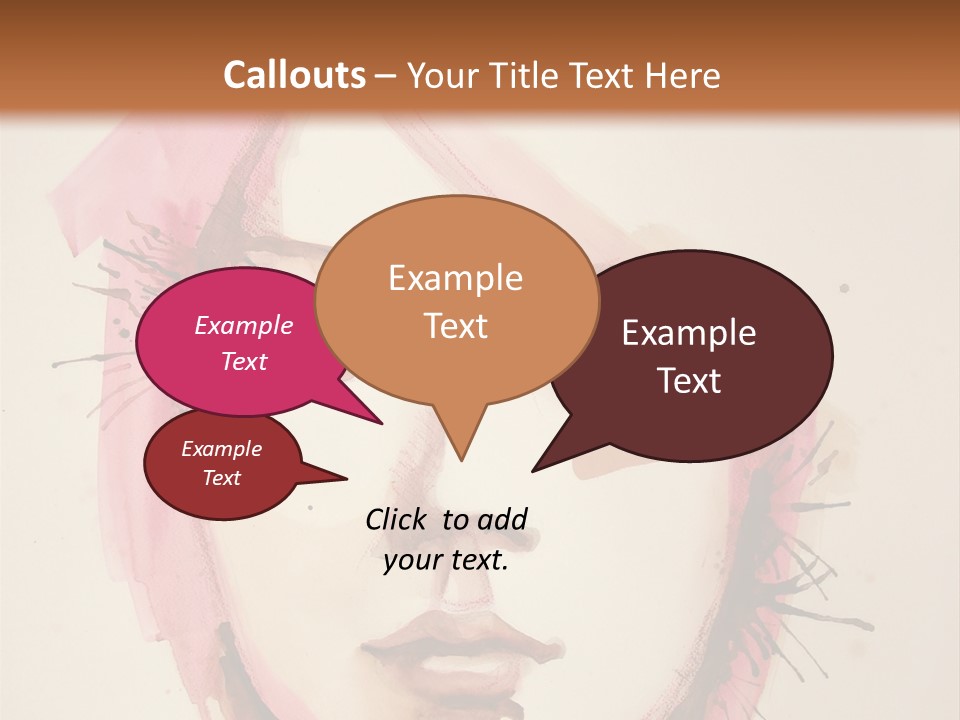 Shape Beautiful Beautiful Woman PowerPoint Template