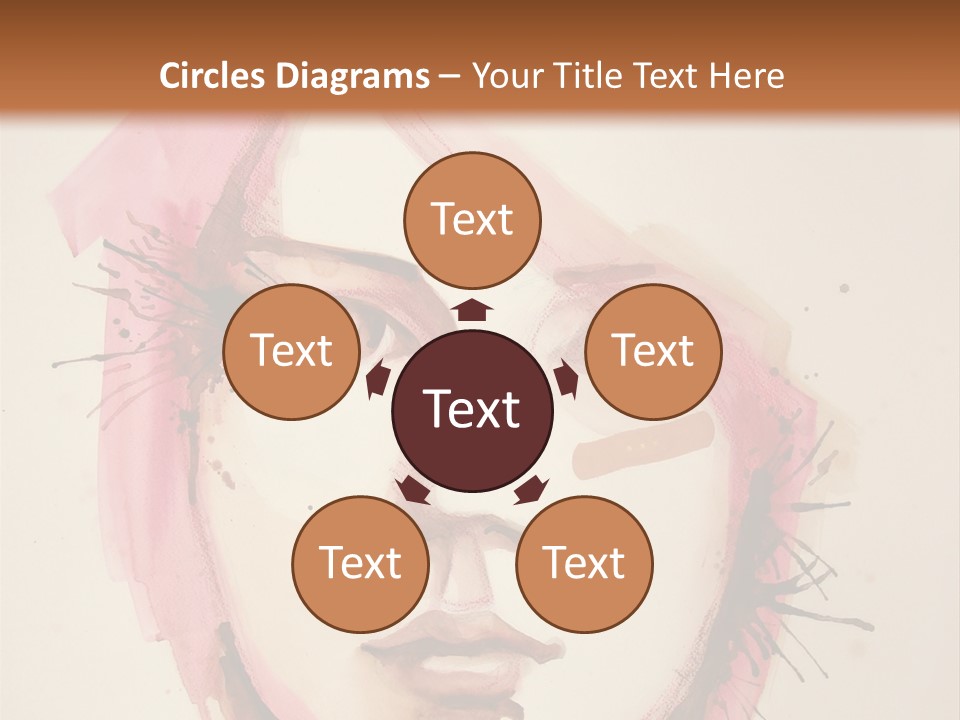 Shape Beautiful Beautiful Woman PowerPoint Template