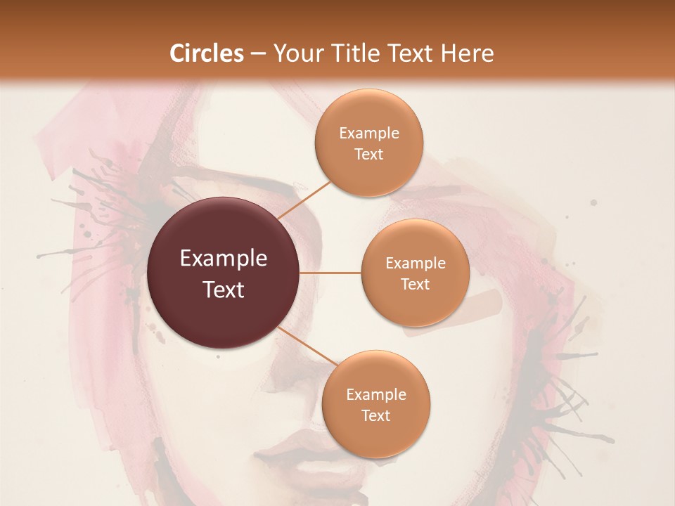 Shape Beautiful Beautiful Woman PowerPoint Template