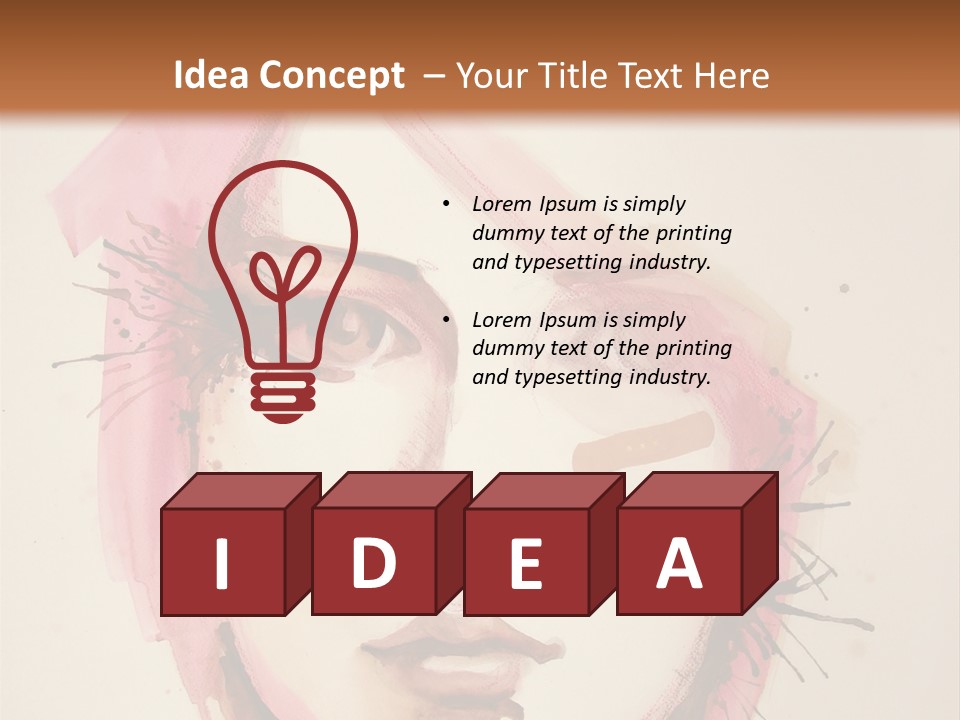 Shape Beautiful Beautiful Woman PowerPoint Template