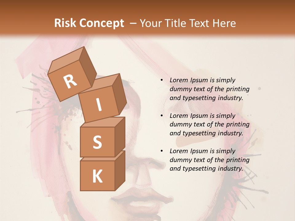 Shape Beautiful Beautiful Woman PowerPoint Template