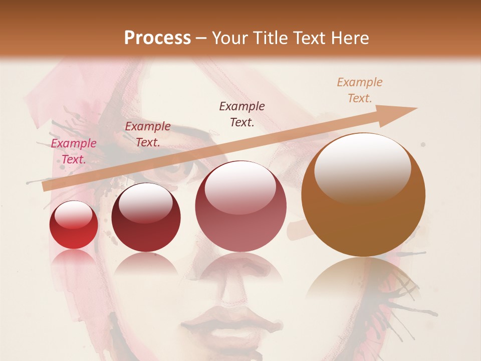 Shape Beautiful Beautiful Woman PowerPoint Template