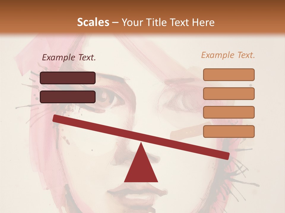 Shape Beautiful Beautiful Woman PowerPoint Template