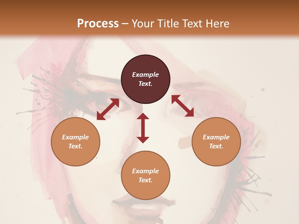 Shape Beautiful Beautiful Woman PowerPoint Template