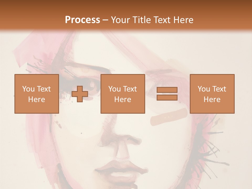 Shape Beautiful Beautiful Woman PowerPoint Template