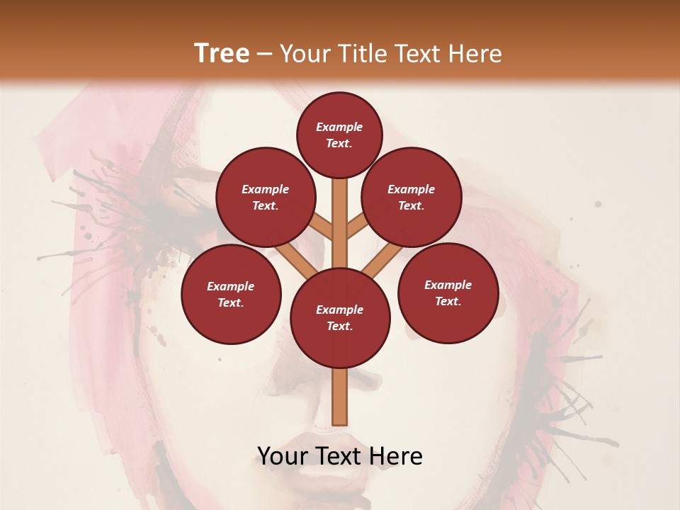 Shape Beautiful Beautiful Woman PowerPoint Template