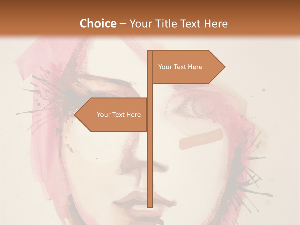 Shape Beautiful Beautiful Woman PowerPoint Template