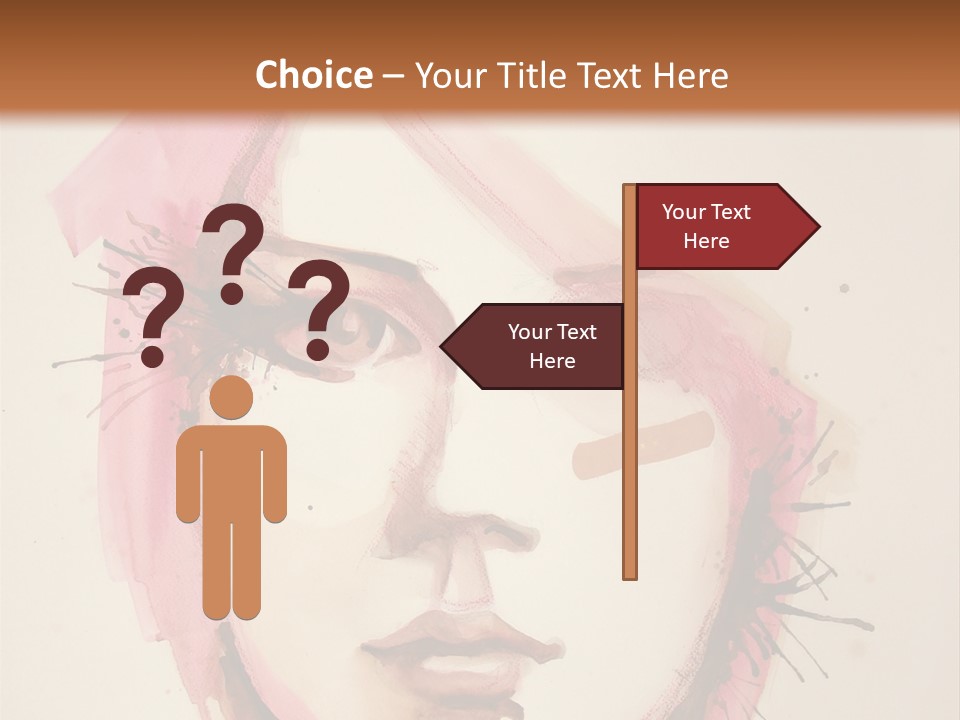 Shape Beautiful Beautiful Woman PowerPoint Template