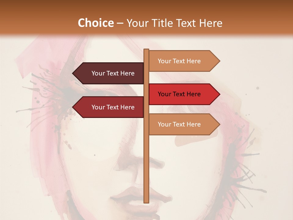 Shape Beautiful Beautiful Woman PowerPoint Template