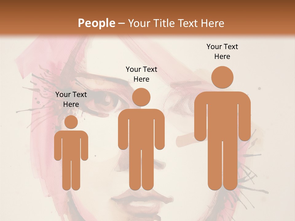 Shape Beautiful Beautiful Woman PowerPoint Template